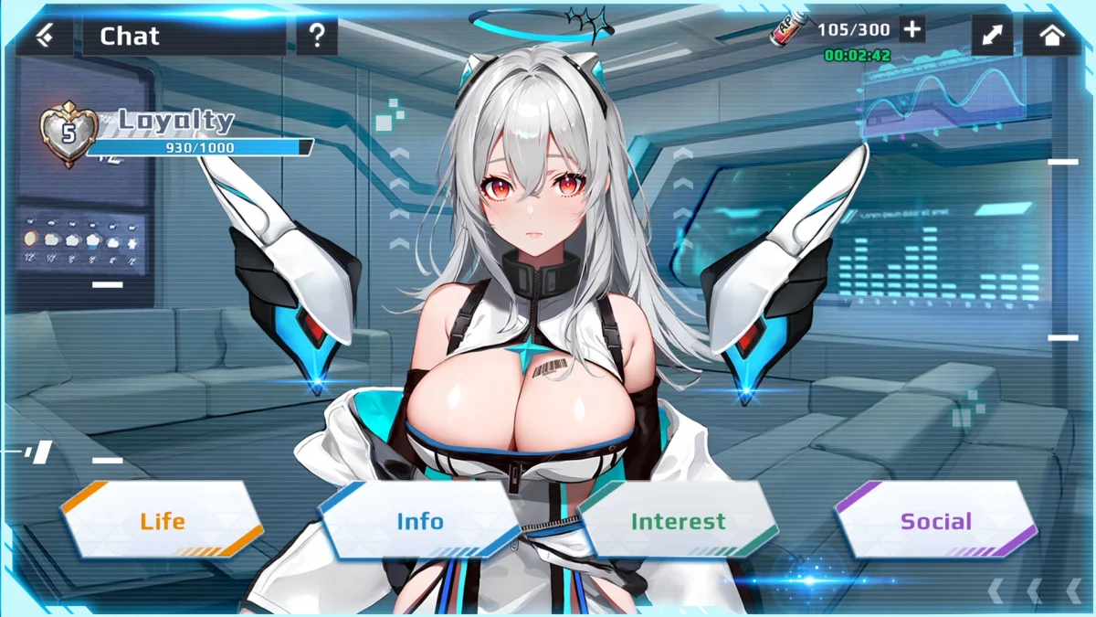 Aeons Echo non-explicit gameplay screenshot