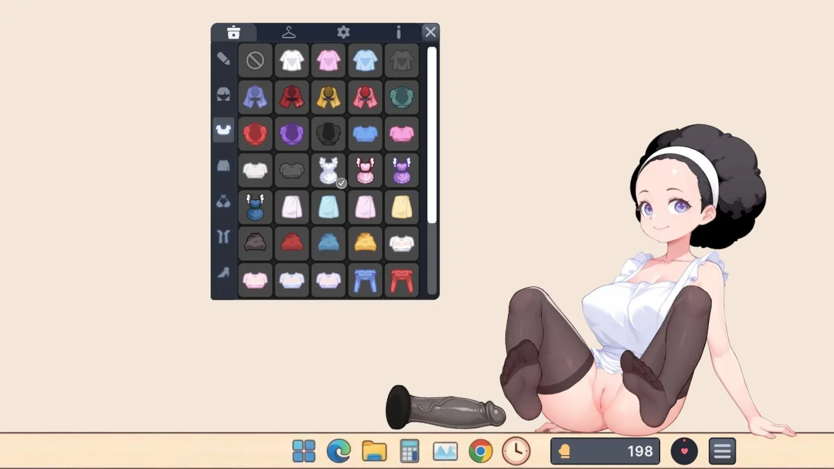Bongo Waifu non-explicit gameplay screenshot