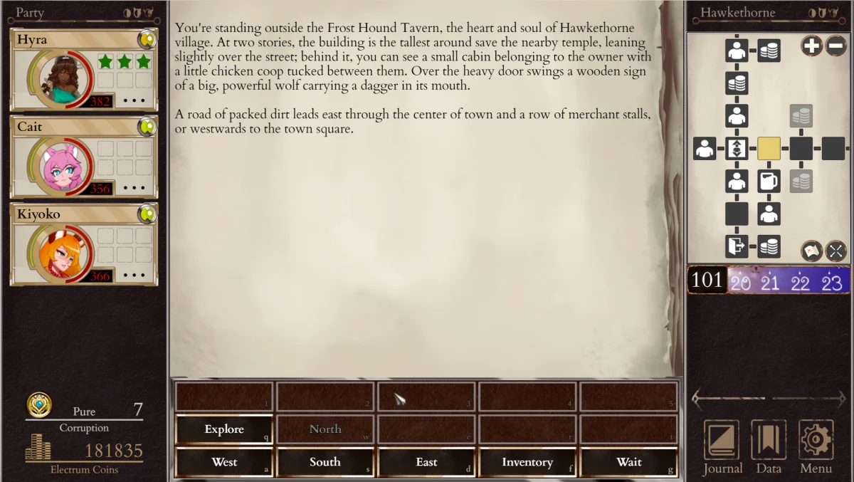 Corruption of Champions II non-explicit gameplay screenshot