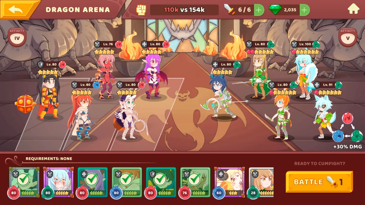 Eros Fantasy non-explicit gameplay screenshot