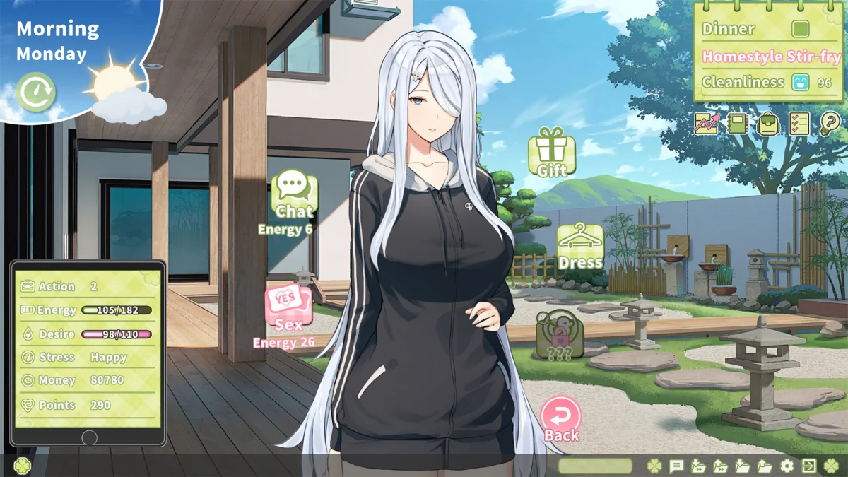 Summer Clover non-explicit gameplay screenshot