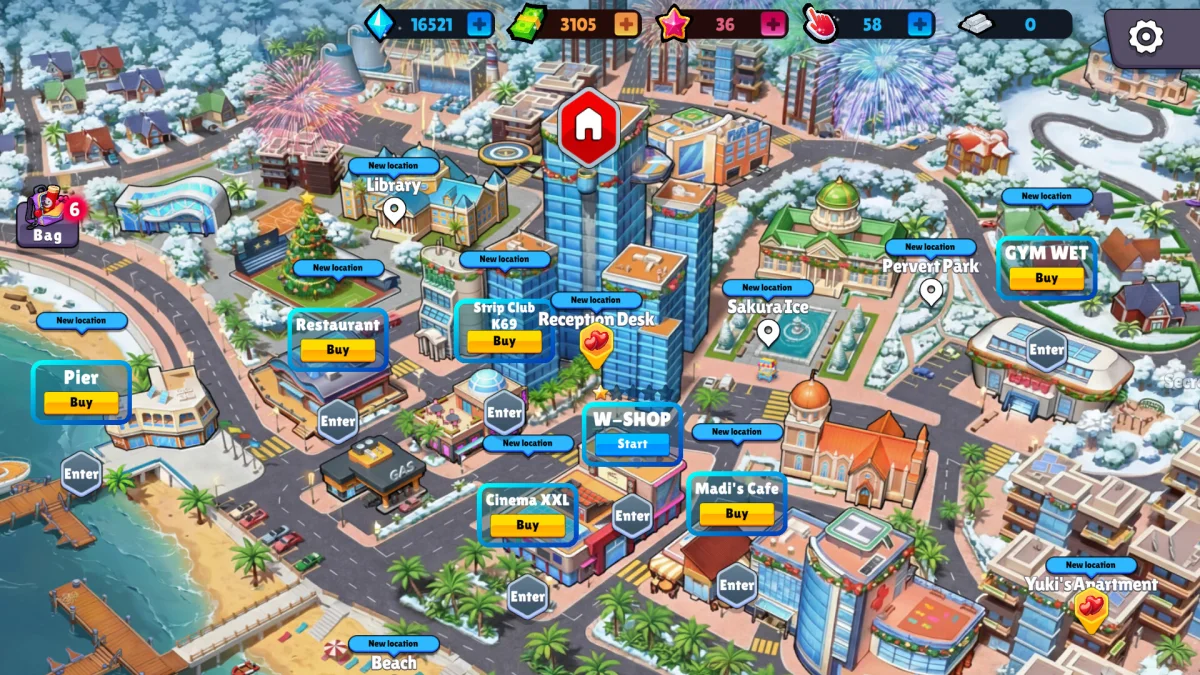 Wet Wealth non-explicit gameplay screenshot